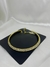 Choker Brilhante Dourada