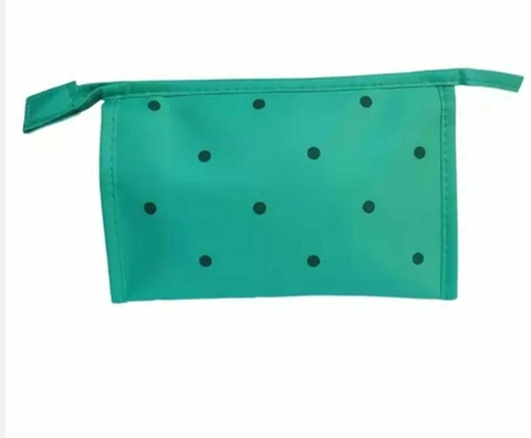 Necesserie Verde de Bolinhas