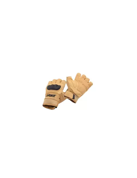 GUANTES HAWK ARMY SHORT FINGER CAMEL