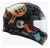 CASCO INTEGRAL ROCKWELL 929 ZOMBIE GRIS NARANJA