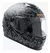 CASCO INTEGRAL ROCKWELL 929 PLAIN NEGRO GRIS - tienda online