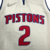 Imagem do Detroit Pistons Association Edition 75° NBA 21/22 - Masculina - Branca