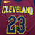 Cleveland Cavaliers Icon Edition 19/20 - Masculina - Vinho - LM Fanatics | CAMISAS DE FUTEBOL E BASQUETE 