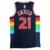 Philadelphia 76ers City Edition 75° NBA 21/22 - Masculina - Azul Marinho na internet