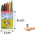 Imagem do Kit com 30 Cxs Giz de Cera MINI com 5 Cores 11g Lembrancinha Festa Infantil