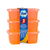 Jogo Kit Conjunto Com 3 Potes De 1.140ml Plásticos Color Rae. - loja online
