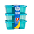 Jogo Kit Conjunto Com 3 Potes De 1.140ml Plásticos Color Rae.
