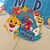 Adorno para torta 3D Baby Shark - comprar online