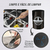Kit Completo de Utensílios de Cozinha em Silicone - 12 Peças Antiaderentes com Cabo de Madeira na internet