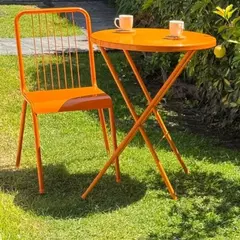 SILLA METALICA APTA EXTERIOR E INTERIOR