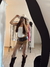Short boho chic crudo - comprar online