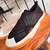 Tênis Slip On em linho Santa Lolla Preto - comprar online