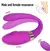 Vibrador casal/ 10 vibração/ controle remoto/ recarregável/ silencioso/ silicone/ Prova d'água/ uso anal e vaginal
