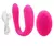 Vibrador Casal com Vibrador e Sugador / 20 modos / Recarregável/ Controle / Cor Pink / COD. A231 - comprar online