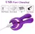Vibrador Coelho Duplo / 8 Vibração / 5 sucção com estimulo/ recarregável/ silencioso/ Prova d'água/ silicone / Sugador (COD. A53) - comprar online