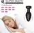Plug vibratório com controle/ 10 vibração/ Recarregável/ Prova d'água/ silencioso/ silicone