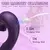Vibrador Triplo Turbo / Sucção de Clitóris/ 10 vibração/ 5 pulsão e 5 Sucção/ recarregável/ Prova d'água/ silêncioso/ silicone / Sugador - SexShopZu