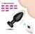 Plug vibratório com controle/ 10 vibração/ Recarregável/ Prova d'água/ silencioso/ silicone na internet