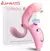 Vibrador FLEXIVEL Intenso/ 10 vibrações/ Recarregável/ 5 Sucção com Língua/ Macio em silicone / COD. A123