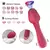 Rosa 2 em 1 / 5 Sucção/ 10 vibrações/ Recarregável / COD. A140 - comprar online