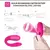Vibrador Casal a prova d'água com estimulador de Clitóris e anal - SexShopZu