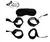 Kit bondage (4 amarras + tapa olhos) / COD. N16