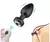 Plug vibratório com controle/ 10 vibração/ Recarregável/ Prova d'água/ silencioso/ silicone / COD. X20