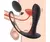 Anel com massageador prostático/ 10 vibração/ Recarregável/ controle remoto/ Prova d'água/ silicone/ silencioso