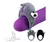 Anel Peniano Silicone Cirúrgico Cápsula Vibratória/ COR PRETO / COD. A32