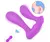 Vibrador Duplo / 9 vibração/ Recarregável/ Controle remoto/ silicone/ Prova d'água