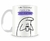 Caneca meme flork ainda não acordei