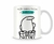 Caneca meme flork eu eu quero tocar