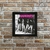 Quadro azulejo com moldura Ramones Rock to Russia