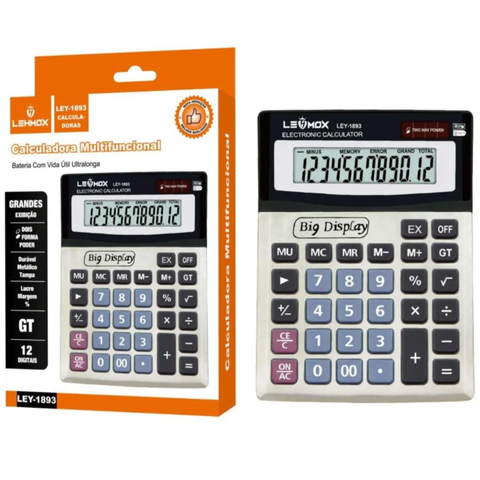 Calculadora 12 Dígitos LEY1893