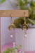 Arete perla y luna