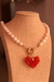 Collar Corazón de cristales - comprar en línea