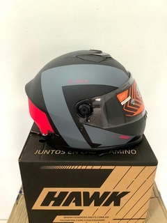 CASCO HAWK T-RACER FUCSIA + GUANTES DE REGALO