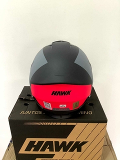 CASCO HAWK T-RACER FUCSIA + GUANTES DE REGALO - comprar online