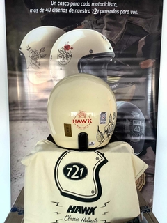 CASCO HAWK ABIERTO 721 NEVER GIVE UP + GUANTES DE REGALO - comprar online