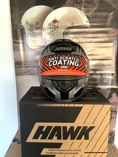 CASCO HAWK RS11 DOBLE VISOR REVO NEGRO + GUANTES DE REGALO en internet