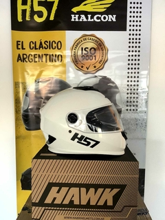 CASCO HALCON H57 BLANCO