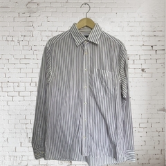 CAMISA LISTRADA LILÁS, BROOKSFIELD - M na internet