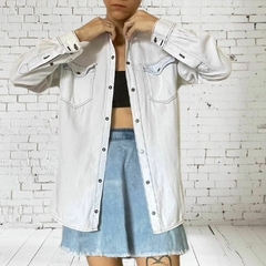 Camisa jeans branco Pool - P na internet