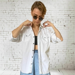 CAMISA JEANS BRANCO POOL - P - comprar online
