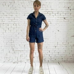 Macaquinho jeans – P - Um bucado