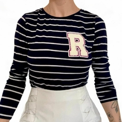 Cropped listrado Zara – M - comprar online