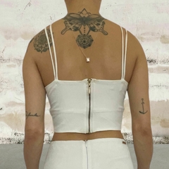 Cropped alças duplas – M - comprar online