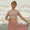 Cropped canelado – P