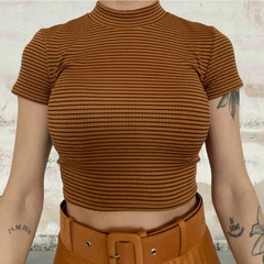 Cropped listrado – PP na internet