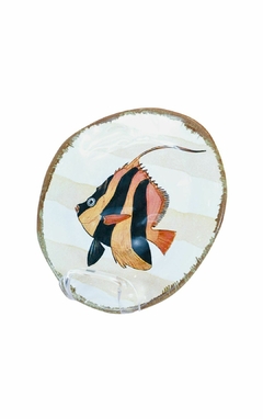CONJUNTO 6 PRATOS SOBREMESA FISH STRIPES DIGITAL - comprar online